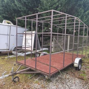 REMORQUE PLATEAU avec armature